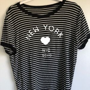 Striped New York t-shirt